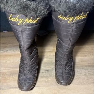 Baby Phat Dark Brown Winter Boots